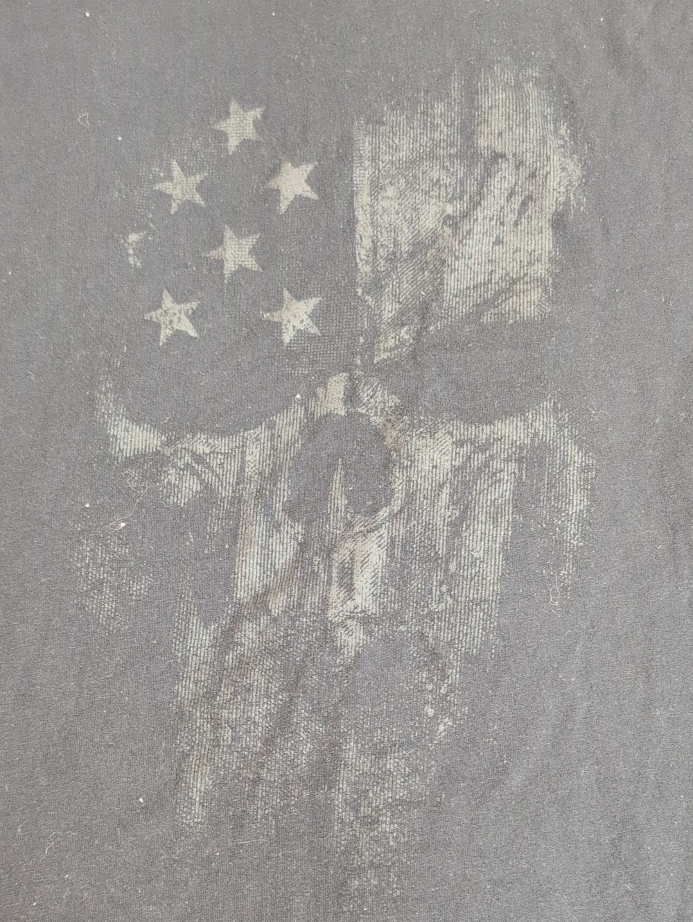 Grunt Style American Reaper 2.0 Patriotic Skull Graphic Tee USA American Flag
